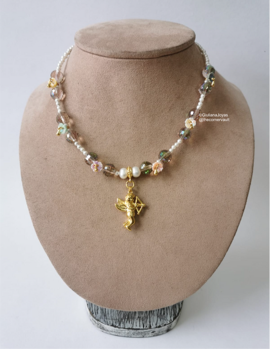 Angel Pearl Necklace (L590)